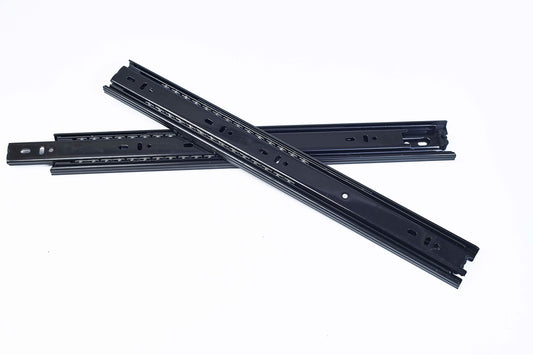 BLACK / ZINC DRAWER SLIDES (40KG) TC-8632