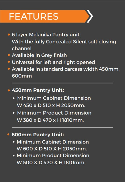 PANTRY UNIT ( MELANIKA )