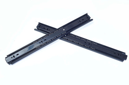 BLACK / ZINC DRAWER SLIDES (50KG)  TC-8636