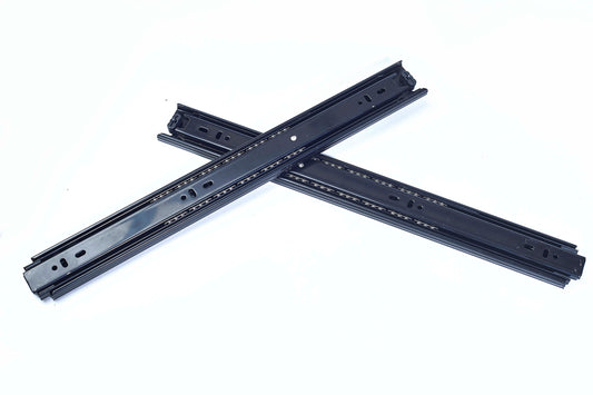 BLACK / ZINC DRAWER SLIDES (50KG)  TC-8636