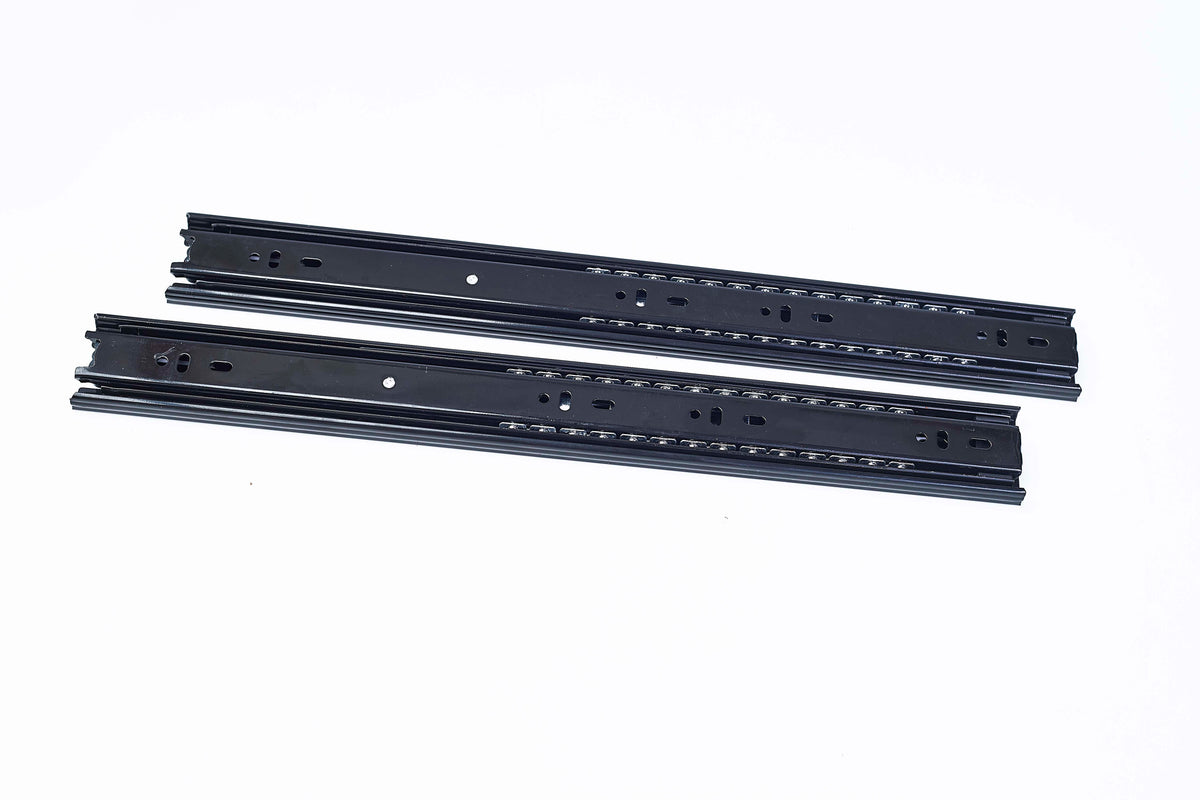 BLACK / ZINC DRAWER SLIDES (40KG)  TC-8632