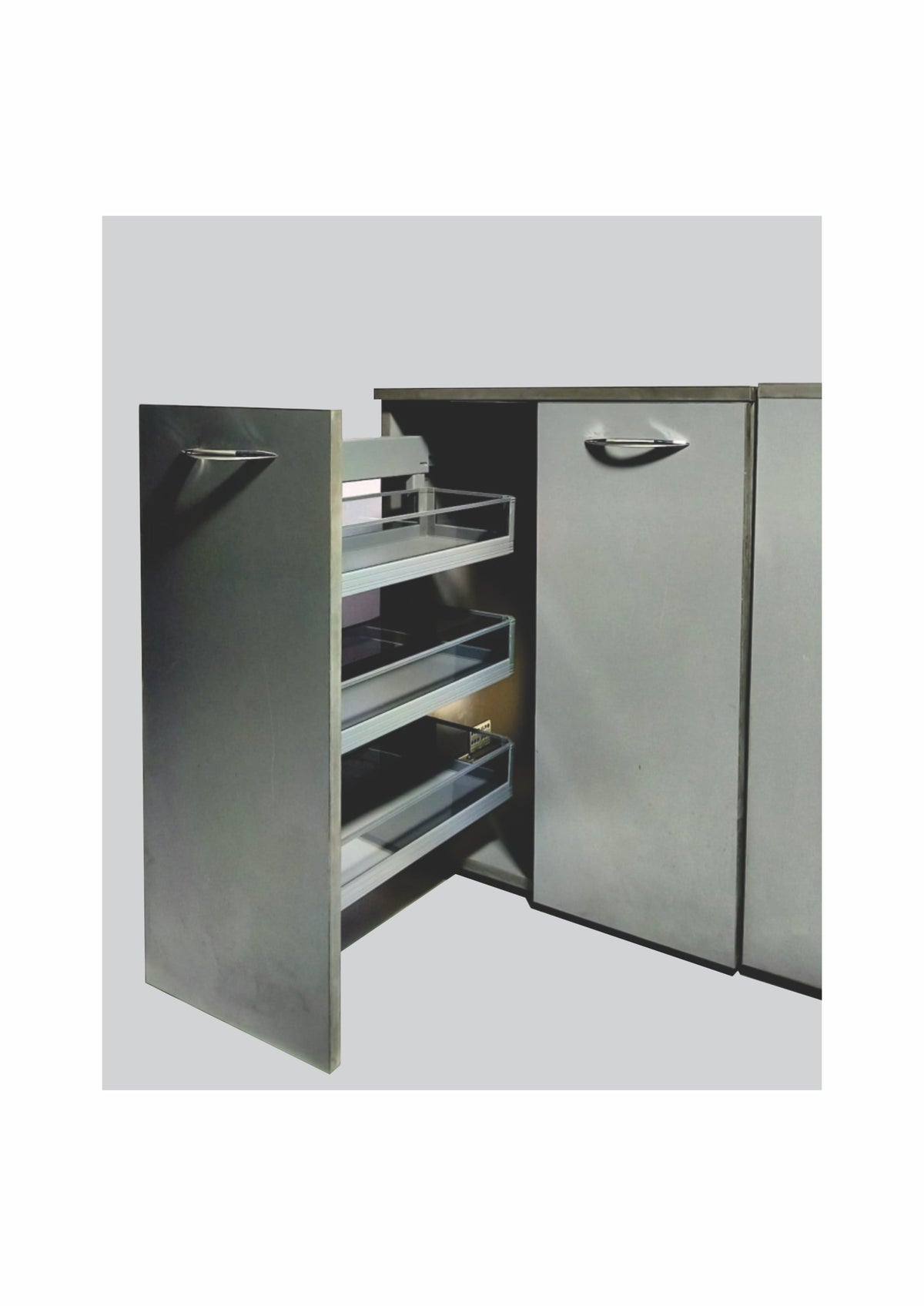 PULL OUT 3 LAYER ( GLASS )