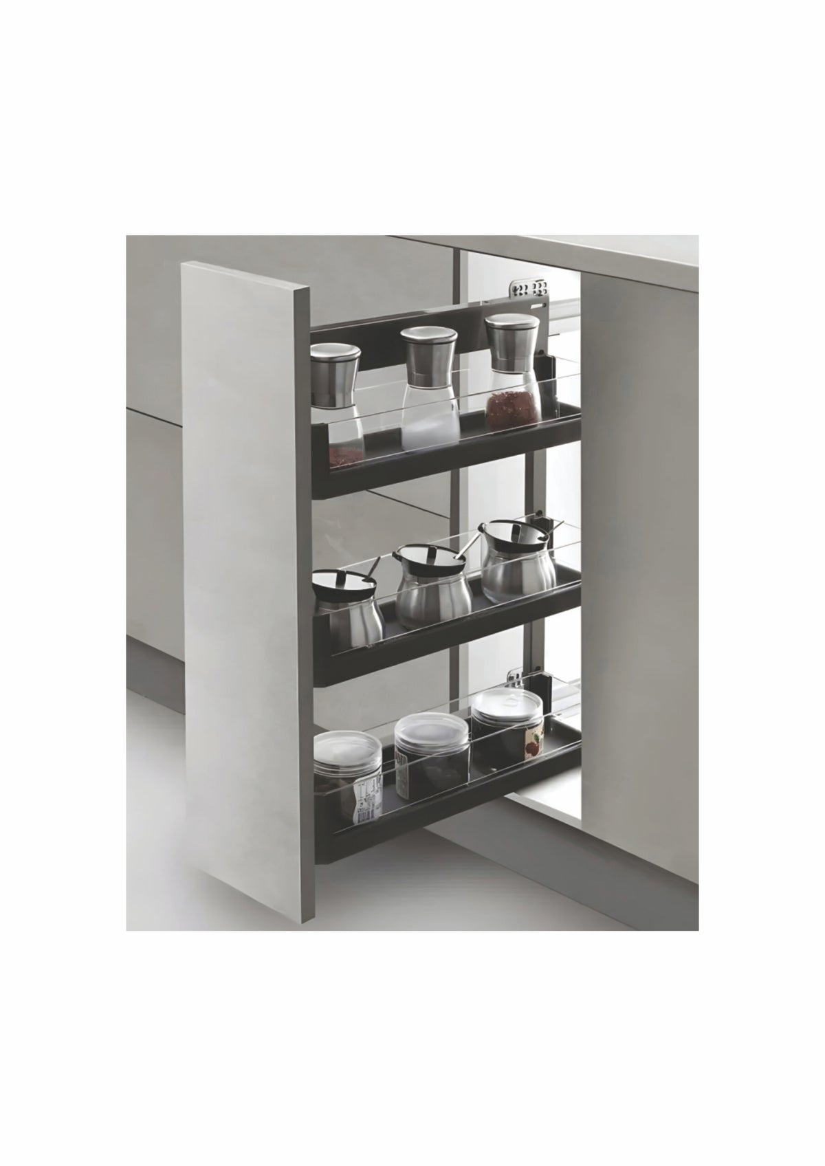 PULL OUT 3 LAYER ( GLASS )