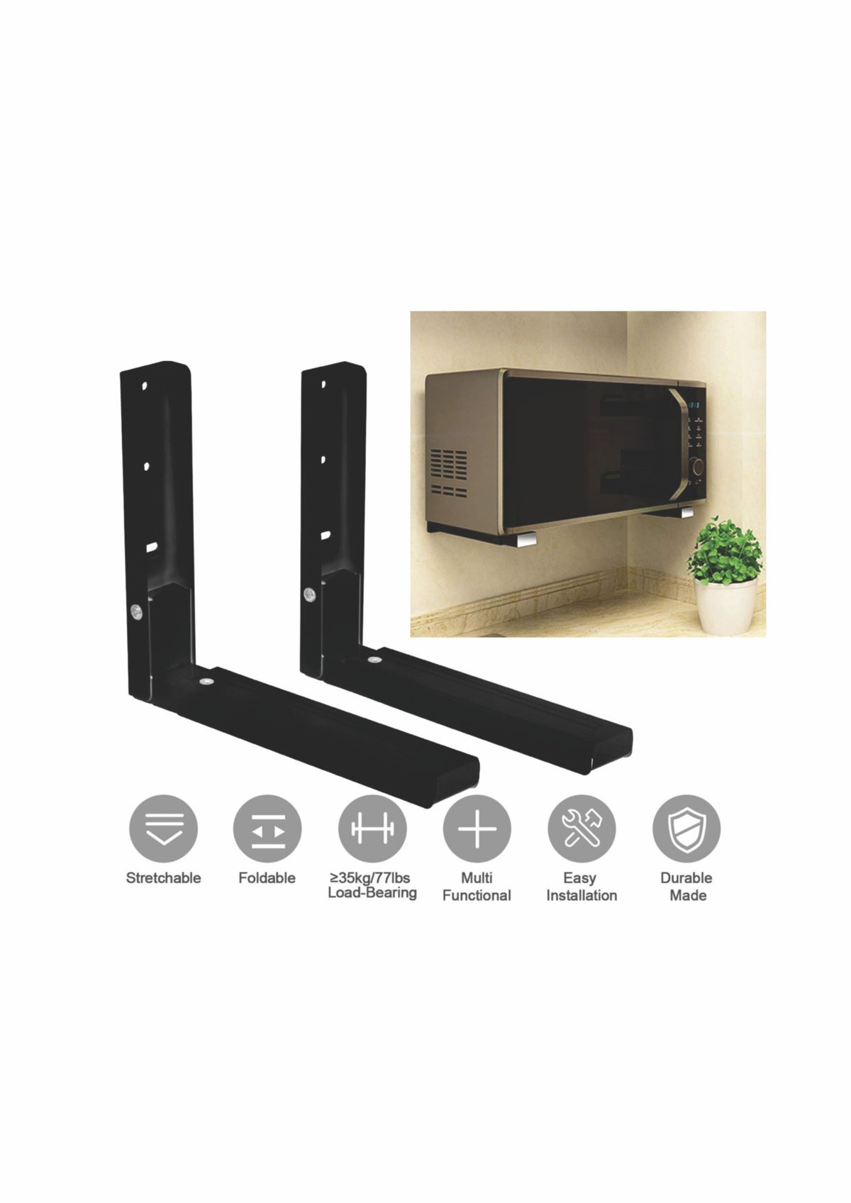 MICROWAVE OVEN BRACKET